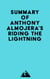 Summary of Anthony Almojera's Riding the Lightning