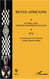 Revue africaine n°6 - Lettres, arts, sciences humaines et sociales