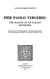 Pier Paolo Vergerio : The making of an Italian Reformer