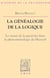 La généalogie de la logique - Le statut de la passivité dans la phénoménologie de Husserl