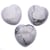 Camille Ambiance - Galet coeur Howlite blanche - 4 cm
