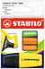 Lot de 3 surligneurs pointe large - STABILO - Jaune, orange, vert - BOSS MINI