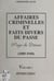 Affaires criminelles et faits divers du passé, Pays de Dinan 1880-1940 (1). Homicides