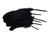 8 plumes 16 à 20 cm - Noir - Créalia