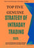 Top Five Genuine Strategy Of Intraday Trading