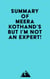 Summary of Meera Kothand's But I'm Not An Expert!