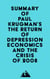 Summary of Paul Krugman's The Return of Depression Economics and the Crisis of 2008