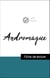 Analyse de l'œuvre : Andromaque (résumé et fiche de lecture plébiscités par les enseignants sur fichedelecture.fr)