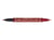 Marqueur permanent - Rouge - bi-pointe : fin / extra finPen N75W - Pentel