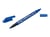 Marqueur permanent - Bleu - double pointe : fin / extra fin - Pen N75W - Pentel