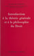 Introduction à la théorie générale et à la philosophie du droit