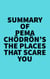 Summary of Pema Chödrön's The Places That Scare You