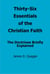 Thirty-Six Essentials of the Christian Faith