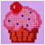Kit broderie diamant - Diamond Dotz - Diamond Dotz - Cup cake - 7 x 7 cm