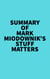 Summary of Mark Miodownik's Stuff Matters