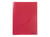 Cahier 140 pages grands carreaux 24 x 32 cm Polypropylène Cultura Rouge