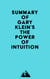 Summary of Gary Klein's The Power of Intuition