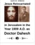 Jesus Reincarnated in Jerusalem in 1909 A.D. as Doctor Dahesh