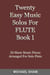 Twenty Easy Music Solos For Flute Book 1 - Woodwind Solo's Sheet Music, #7