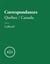 Correspondances - Québec/Canada