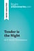 Tender is the Night by F. Scott Fitzgerald (Book Analysis) - Detailed Summary, Analysis and Reading Guide