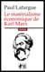 Le matérialisme économique de Karl Marx