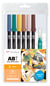 Lot de 6 feutres pinceau ABT aquarelle à double pointe - Tombow - 6P-MANGA-BIRD - Oiseau