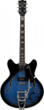 Vox Bobcat V90 - Guitare électrique - Quart de caisse - Bigsby Sapphire Blue