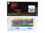 Lot de 60 1/2 godets - Peinture aquarelle Sakura Koi - Couleurs assorties - Fine - Transparentes