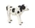 Figurine Papo - Veau noir et blanc