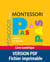 Montessori Pas à Pas : Calcul et maths 3-6 ans