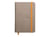 CARNET 9X14 192P LIGNE TAUPE
