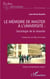 Le mémoire de master à l'université : Sociologie de la réussite - Analyse de cas (Rép. du Congo)