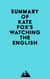 Summary of Kate Fox's Watching the English