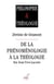 De la phénoménologie à la théologie - Sur Jean-Yves Lacoste