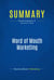 Summary: Word of Mouth Marketing - Review and Analysis of Sernovitz's Book