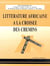 Littérature africaine à la croisée des chemins