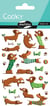Stickers Cooky Maildor - Teckels - 7,5 x 12cm - 1 planche