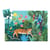 Puzzle silhouette - Balade du tigre - 24 pièces 