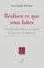 REALISEZ CE QUE VOUS FAITES - LES RITES DE LA MESSE AU REGARD DE LA LETTRE AUX HEBREUX
