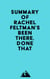 Summary of Rachel Feltman's Been There, Done That