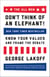 The ALL NEW Don't Think of an Elephant! - Know Your Values and Frame the Debate