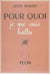 Pour quoi je me suis battu - Souvenirs