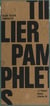 Pamphlets - Présentation, choix de textes, notes et index par Jean Guillon