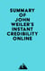 Summary of John Weiler's Instant Credibility Online