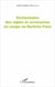 Dictionnaire des sigles et acronymes en usage au Burkina Faso