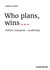 Who plans, wins... - Holistic enterprise - Leadership