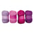 4 pelotes laine cardée violet