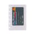 Recharge perforée agenda - Exatime 14 - 5 Pochettes cartes de visite - 13,5 x 9 x 1,2 cm - Exacompta