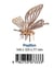Puzzle 3D en bois - Papillon